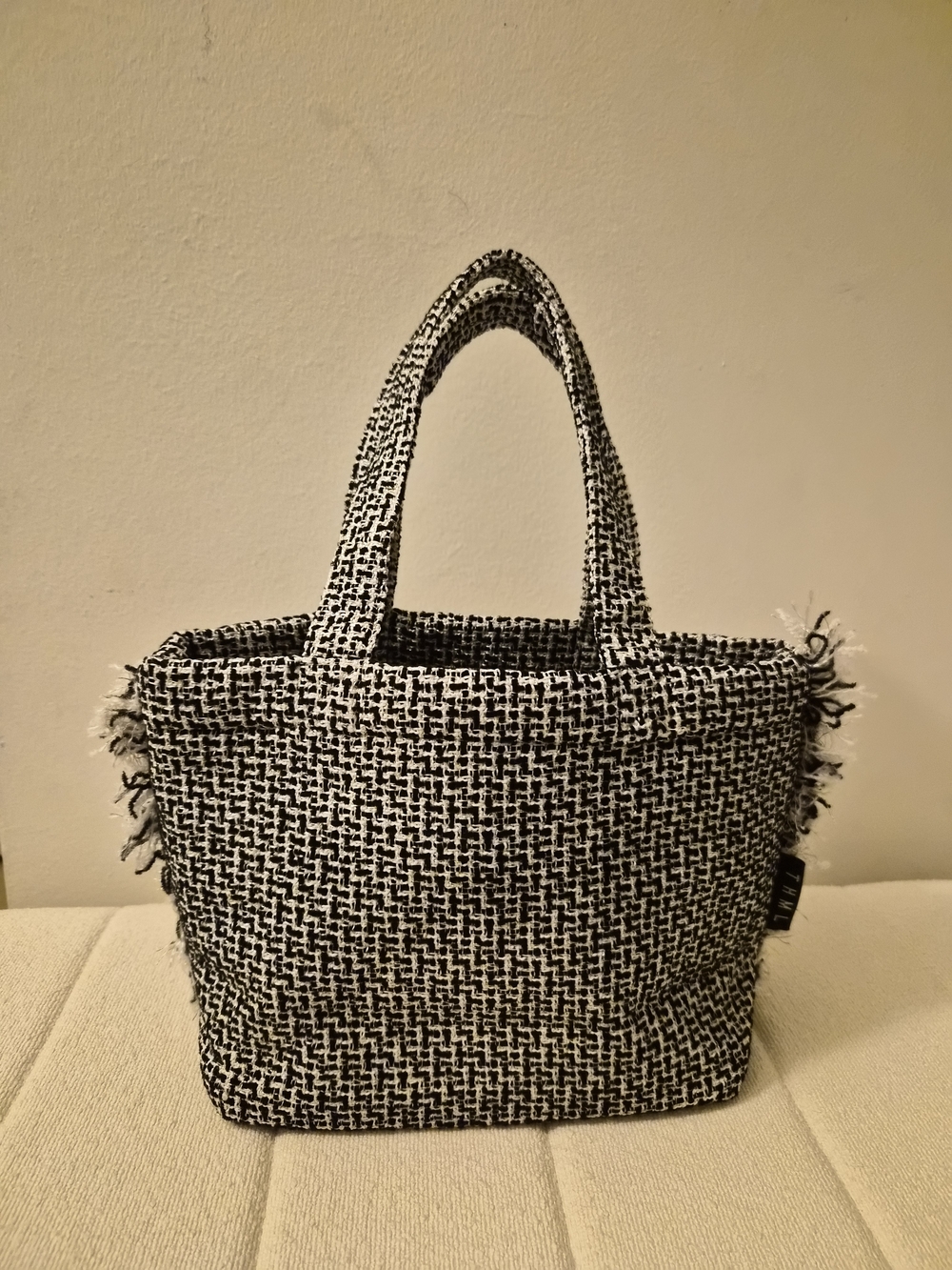 Tweed Mini Tote Bag
